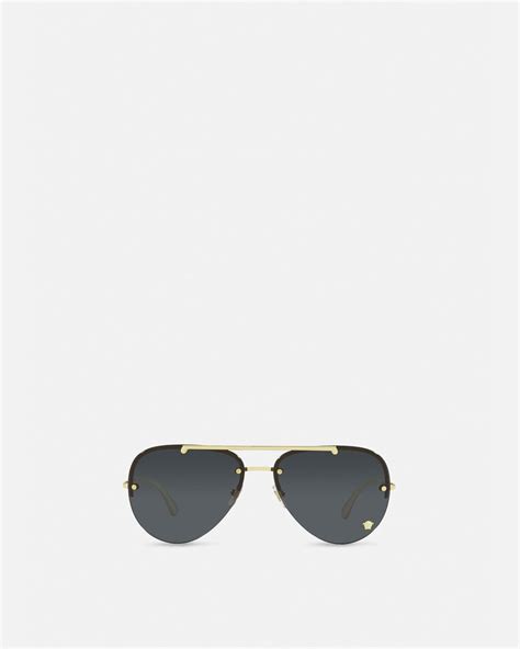 versace medusa glam pilot sunglasses|Versace sunglasses medusa vintage.